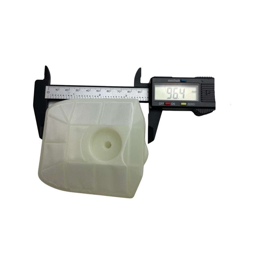 1271138 - replacement Air Filter Element for the Hyundai HYC6200X Petrol Chainsaw OEM spare part measured