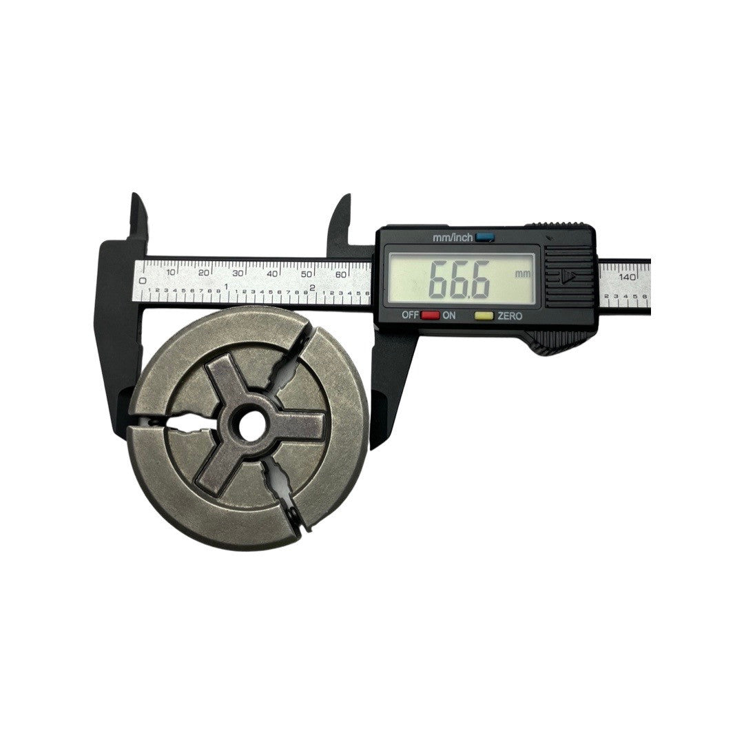 1257051 - replacement centrifugal Clutch for the P1 P6220C Petrol Chainsaw OEM spare part measurement
