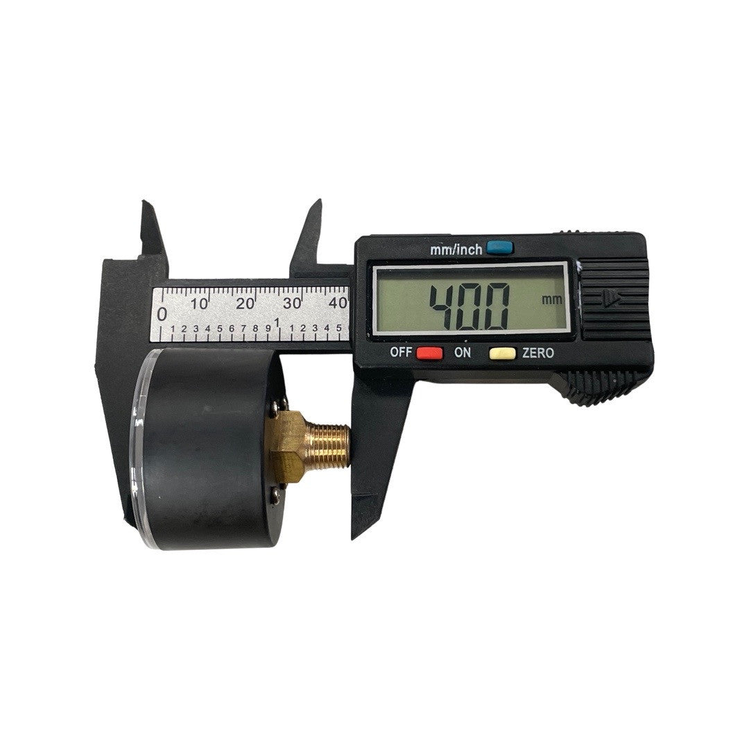1114029 - replacement Line Pressure Gauge for the Hyundai HY7524 Air Compressor OEM spare part length measured