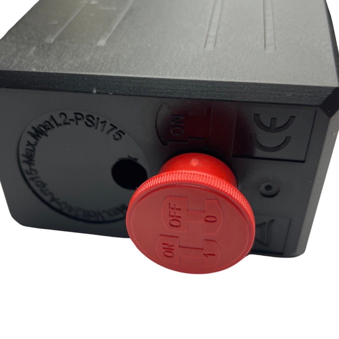 1119038- replacement Pressure Switch for the Hyundai HY3100P Air Compressor OEM spare part black plastic red button