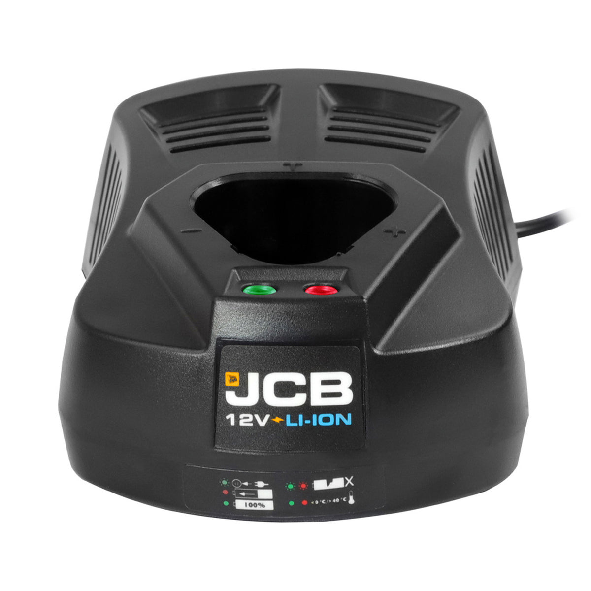 JCB 12V 2.0AH BATTERY AND 12V CHARGER | 21-12BTFC