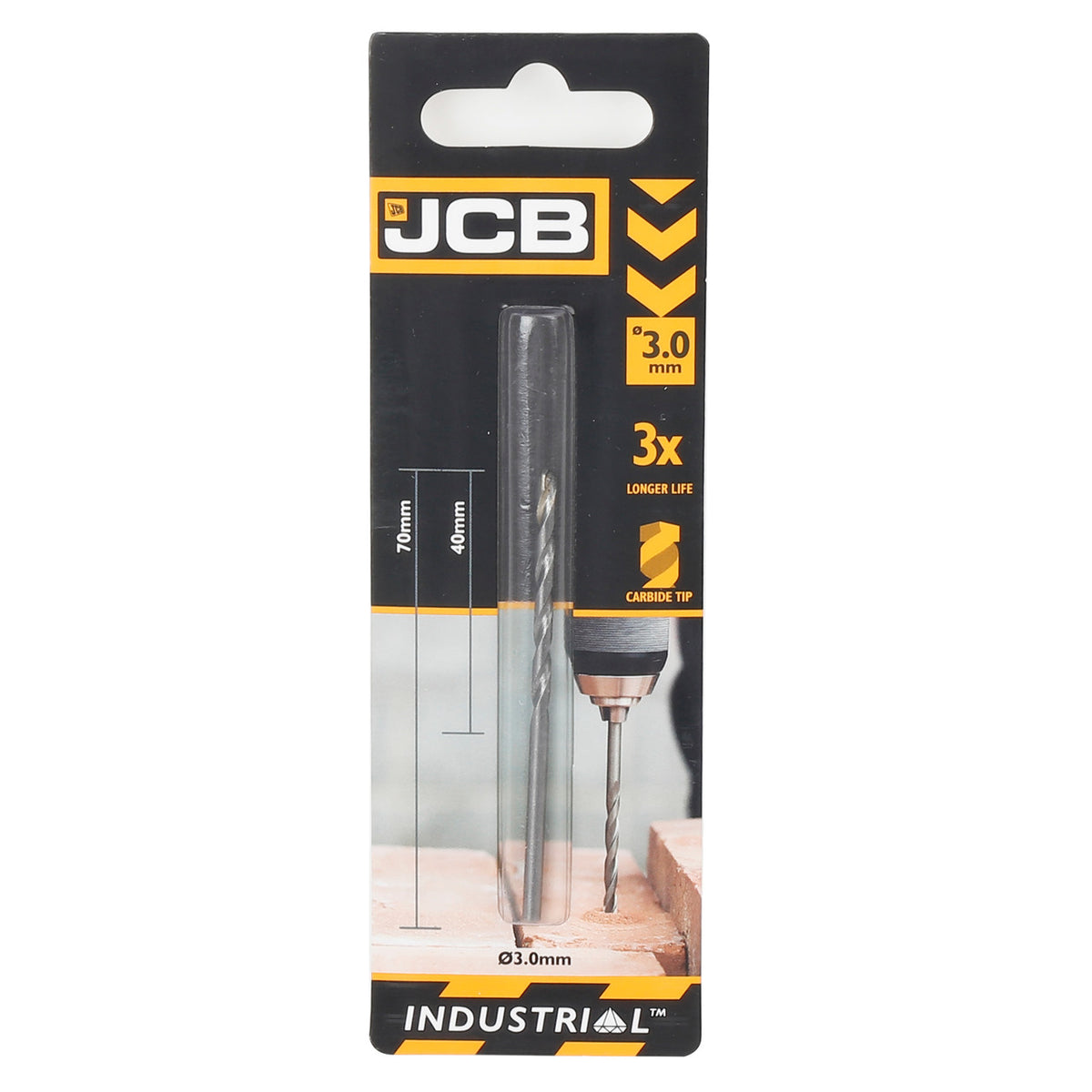 JCB Masonry Drill Bit 3 x 70 m | 5055803301682