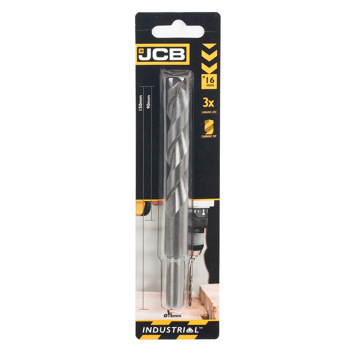 JCB Masonry Drill Bit 16 x 150 mm | 5055803301118