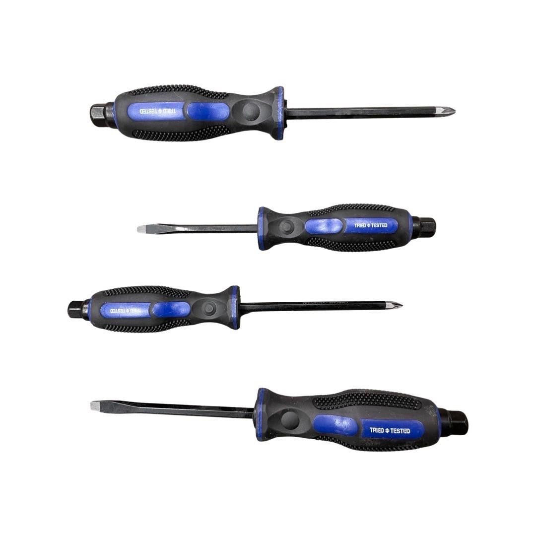 Tried & Tested Go Through Screwdriver Set 4pc | TT079