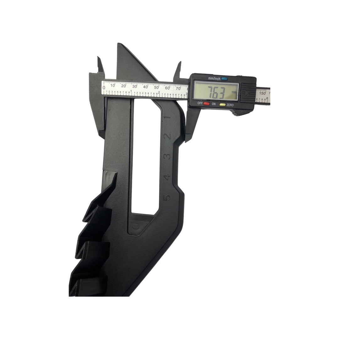 1132074 - Genuine Replacement Left Fan Window Part for Selected Hyundai Machines Width