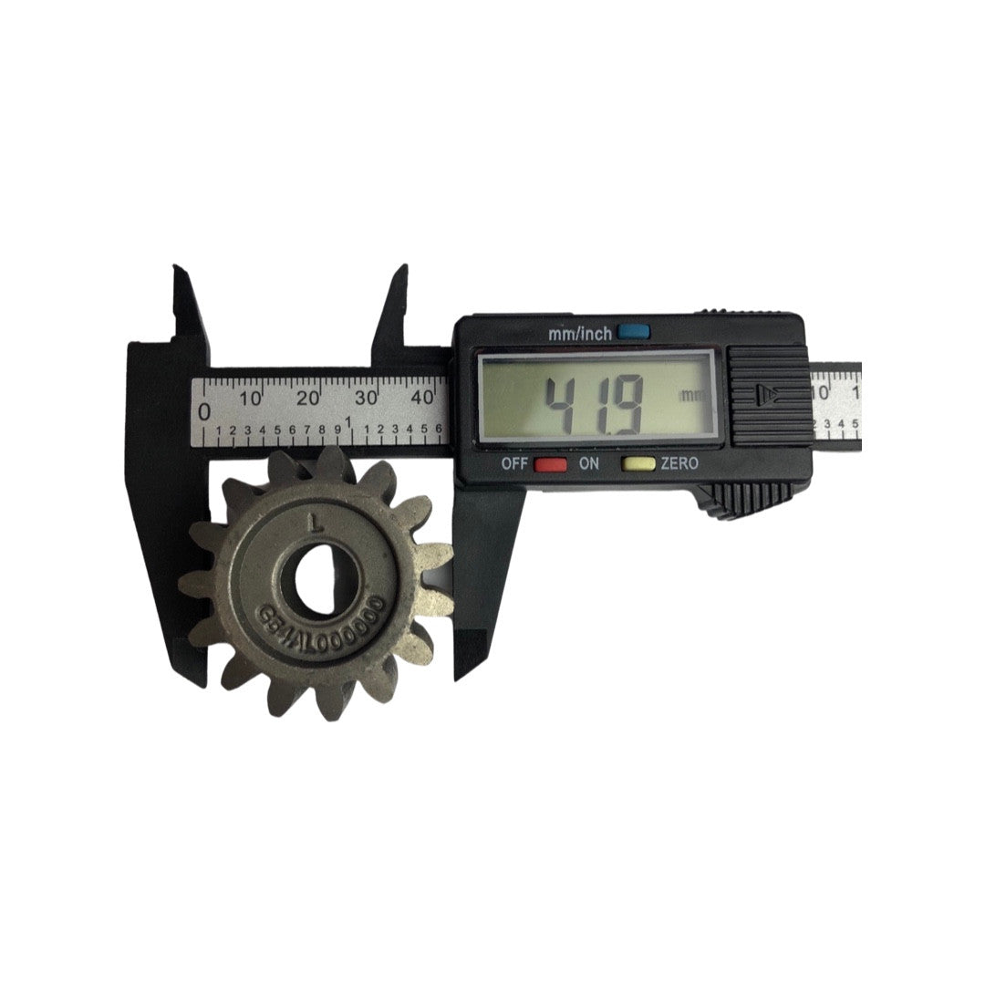 1288076 - Genuine Replacement Left Gear for Selected Hyundai Machines Width