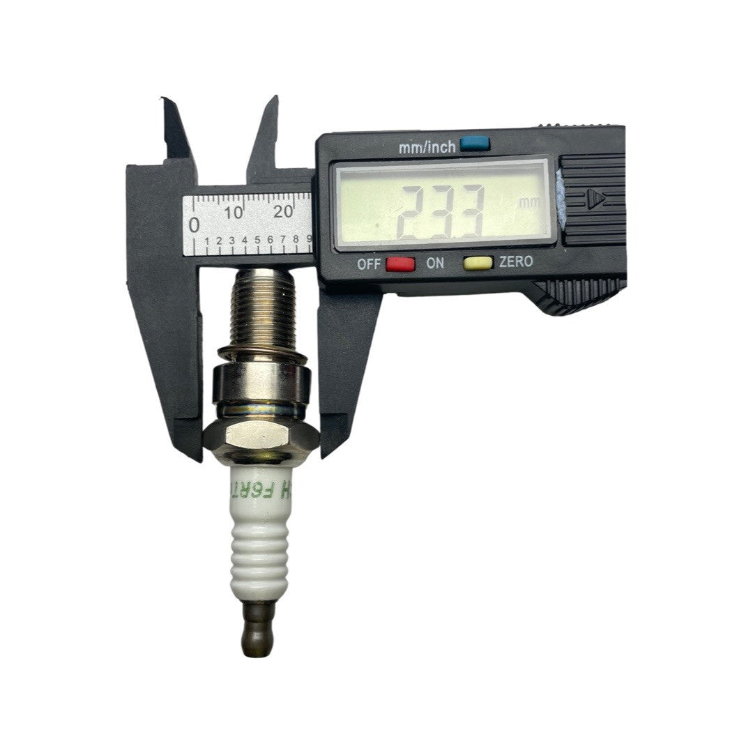 1339201 - Genuine Replacement Spark Plug - F6RTC for Hyundai and P1 petrol inverter generators measured horizontally