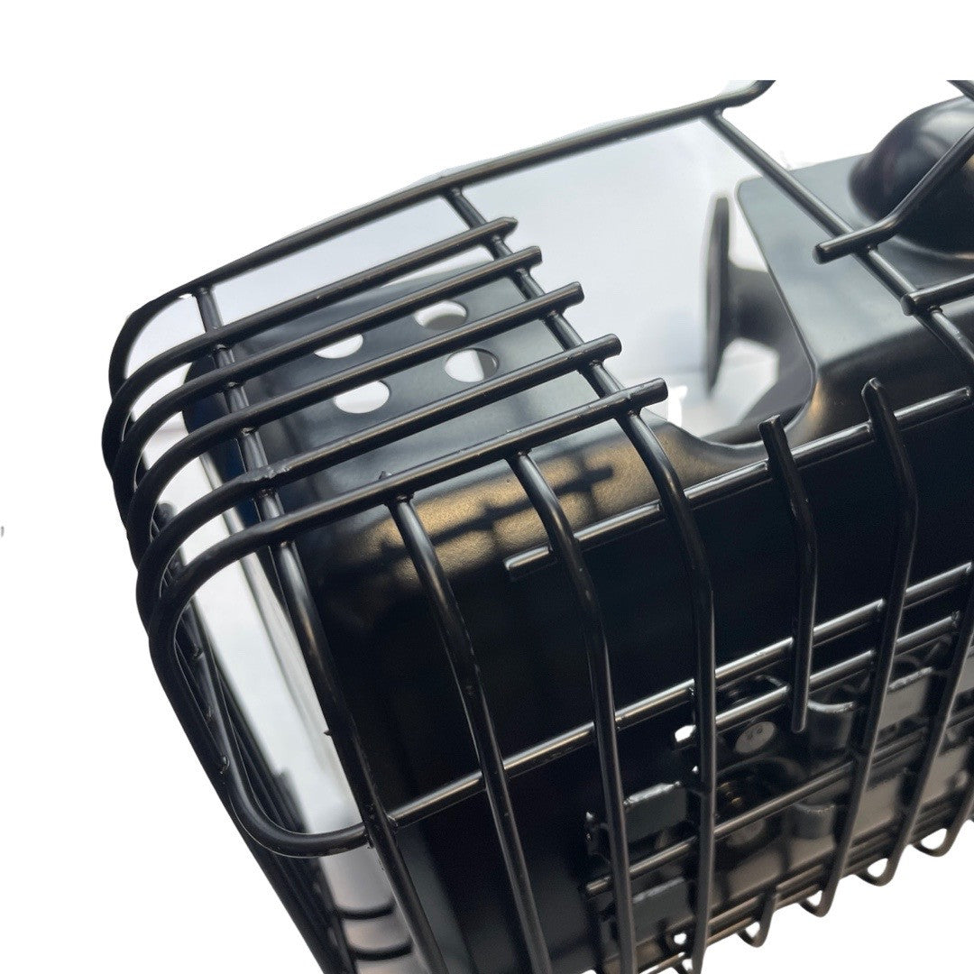 1107238 - replacement Exhaust Assembly for the Hyundai HYCP5030 Compactor Plate OEM spare part black metal housing protective mesh