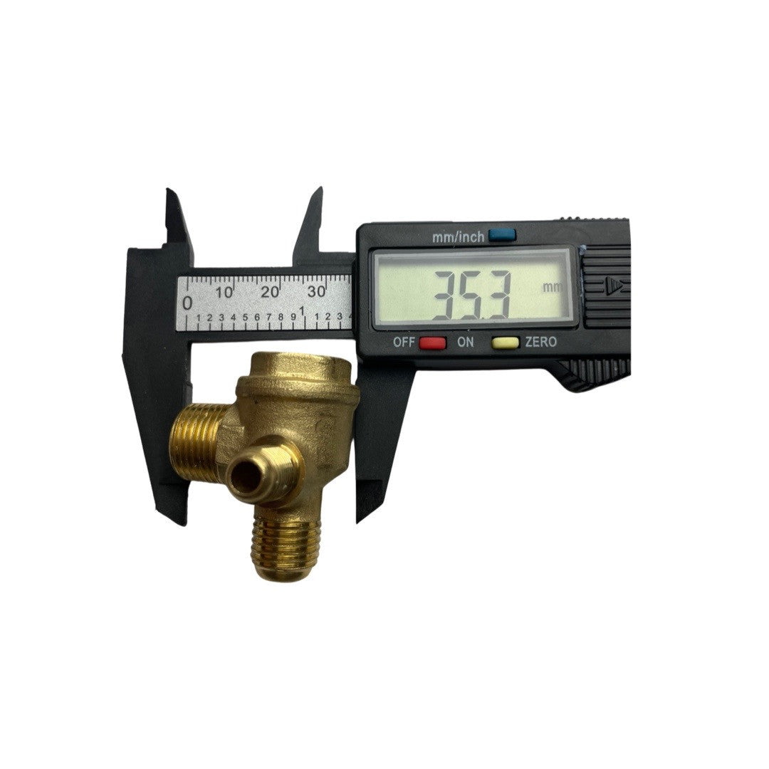 1113030 - replacement Check Valve For Hyundai HY5508 Air Compressor OEM spare part spare brass part genuine measured Vertically
