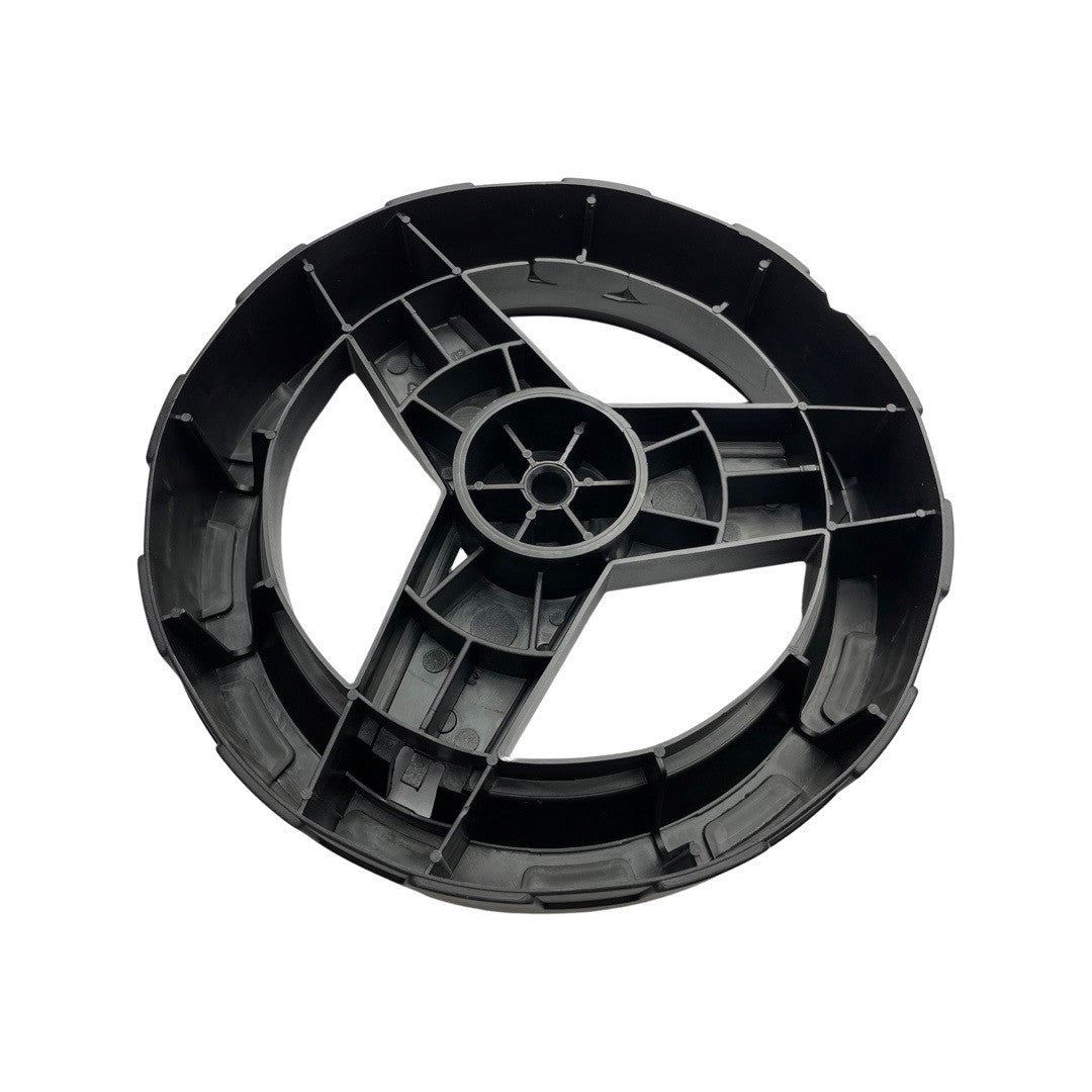 1318030 - replacement Rear Wheel for the Hyundai HYSC1800E Electric Lawn Scarifier and Aerator OEM spare part black