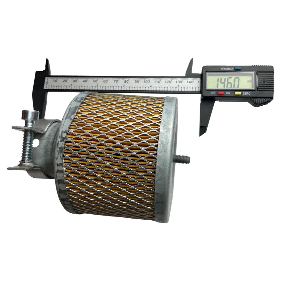 1265012 - replacement Air Filter Element for a Selection of Hyundai Screw Compressors OEM spare part pleated paper measured length