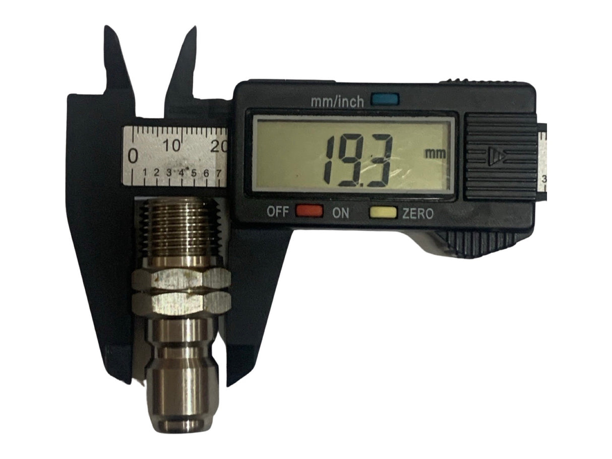 Quick release Plug 3/8"MNPT (SS)