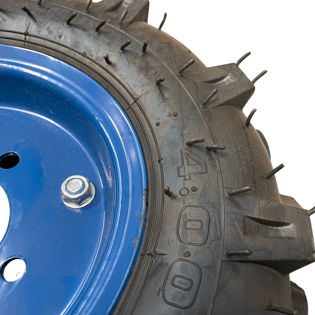 1104138 - replacement Left Hand Side Wheel and tyre for the Hyundai HYMD500 Mini Dumper OEM spare part