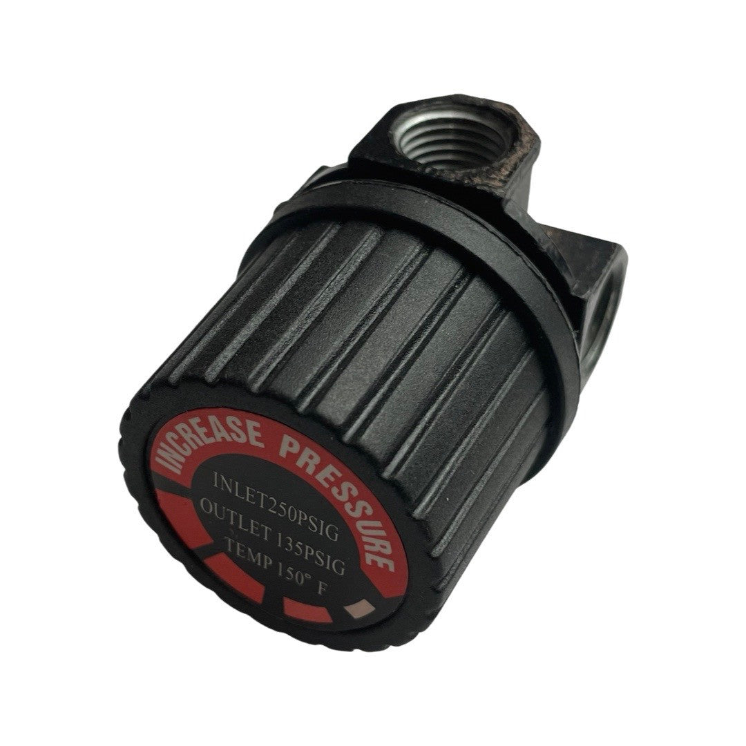 1116037 - replacement Regulator for the Hyundai HY30100V 100 Litre Air Compressor OEM spare part side view