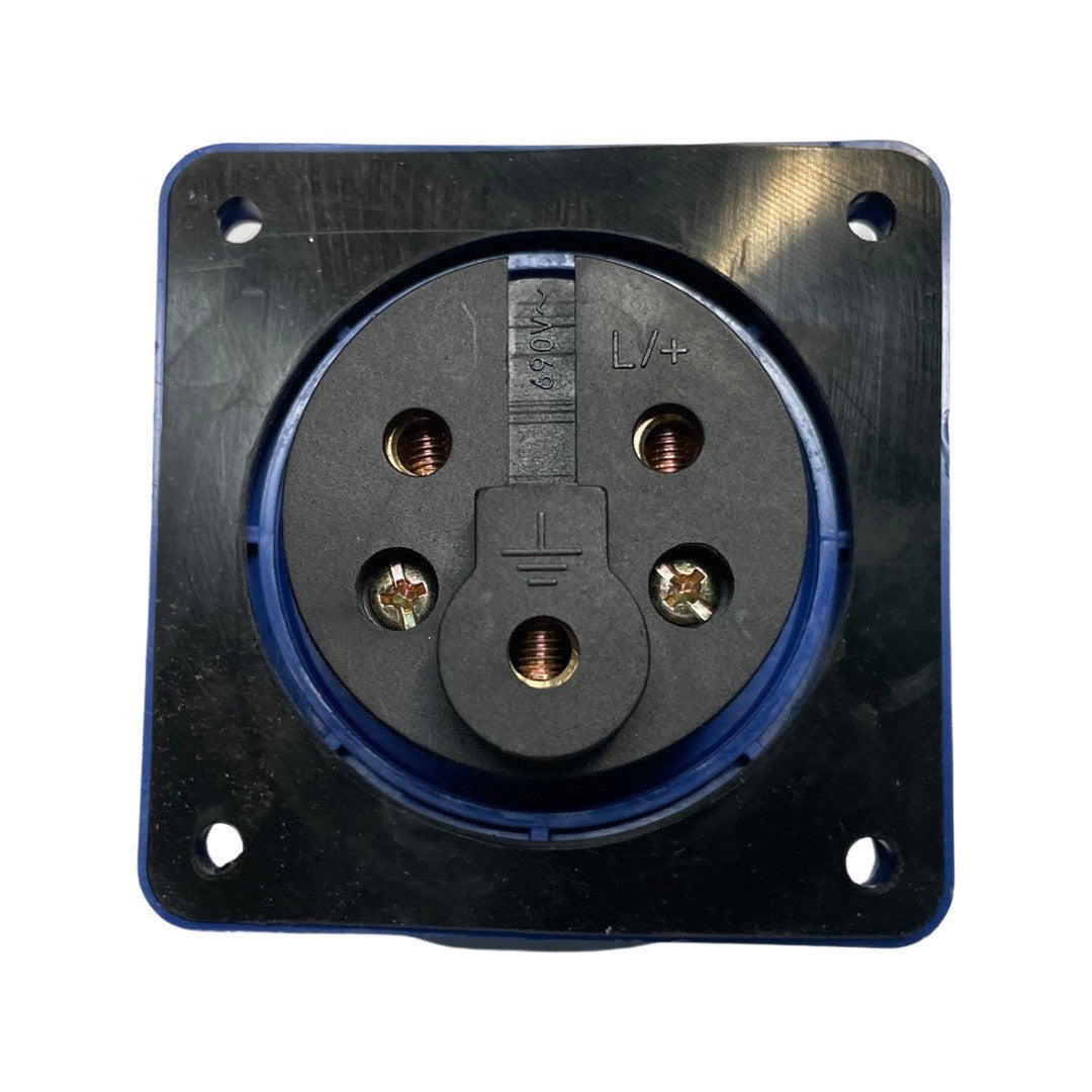 1039482-Genuine Replacement Single-Phase 32A IP67 Socket for a Selection of Hyundai Machines Back