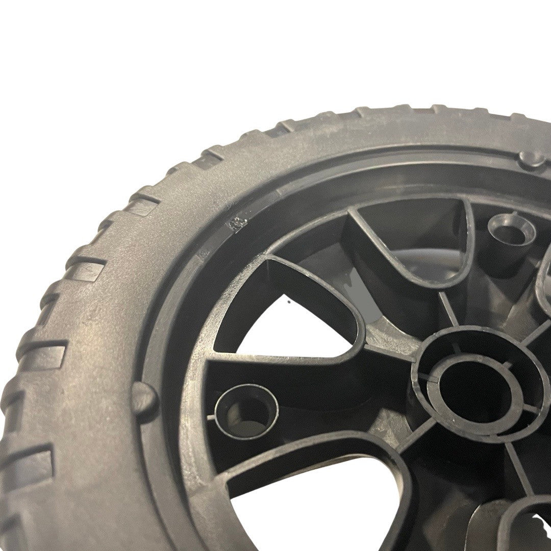 1357023 - replacement 7" Wheel For Hyundai HYCH2400E Garden shredder OEM spare part treaded plastic wheel