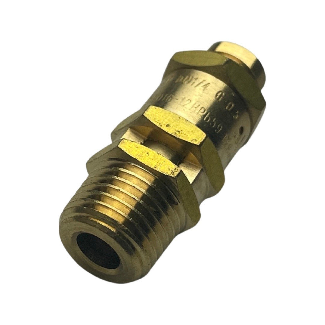 1121038 - replacement CE Safety Valve for the Hyundai HY3200S 200 Litre Air Compressor OEM spare part brass threaded fitting