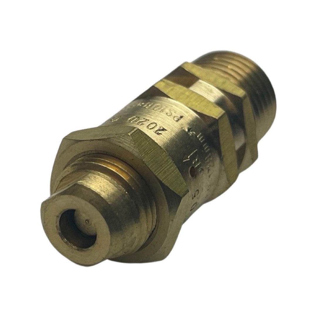 1121038 - replacement CE Safety Valve for the Hyundai HY3200S 200 Litre Air Compressor OEM spare part brass threaded