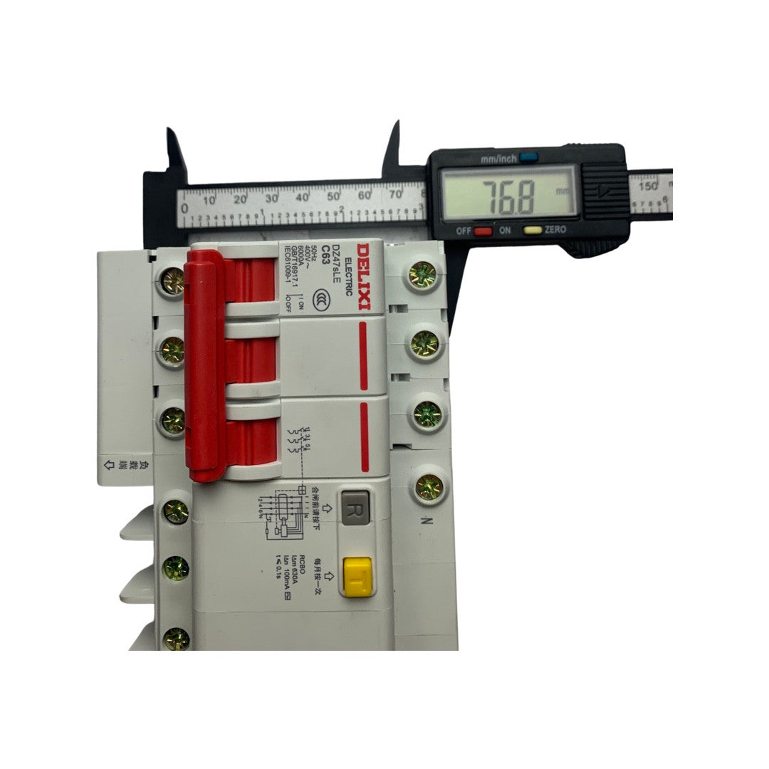 Leakage circuit breaker 3P+N C63A