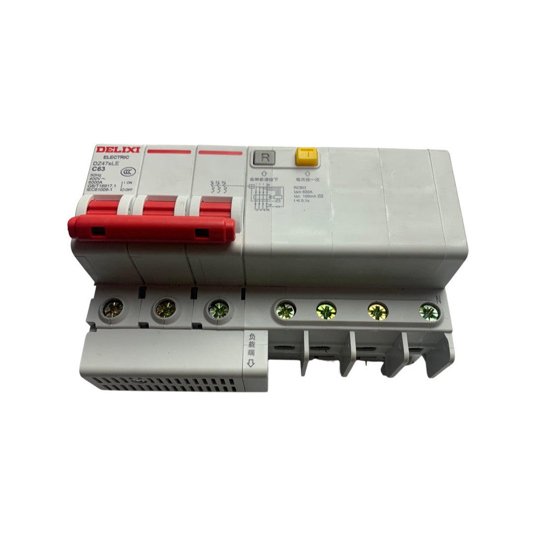 Leakage circuit breaker 3P+N C63A