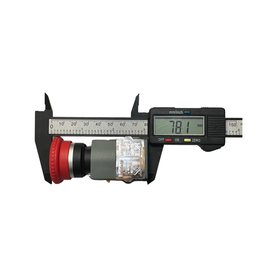 1023315-Genuine Replacement Emergency Stop Button for a Selection of Hyundai Machines Measured