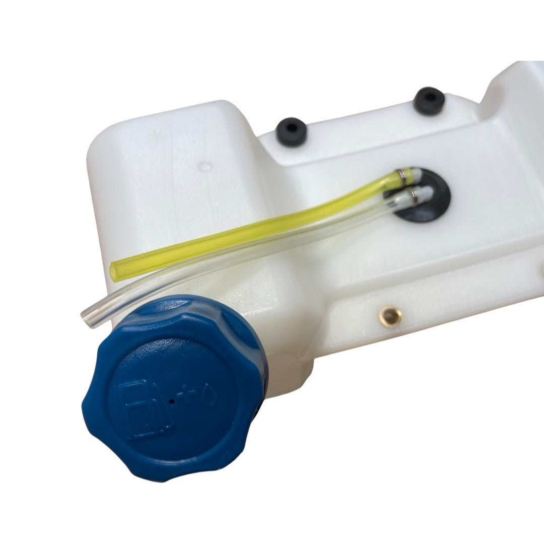 1154102 - replacement Fuel Tank for the Hyundai HYMT5200X Petrol Multi Tool OEM spare part blue cap