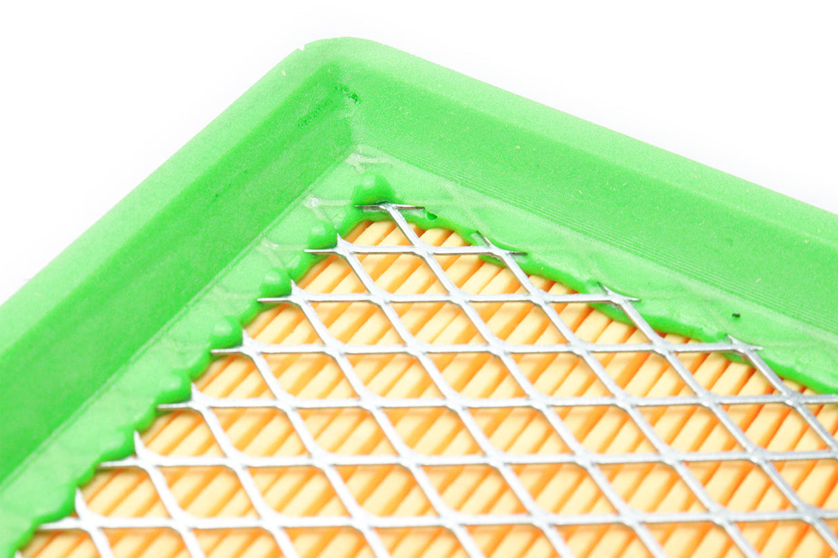 1149223 - replacement Air Filter Element for Hyundai Machines OEM spare part green and orange gardening