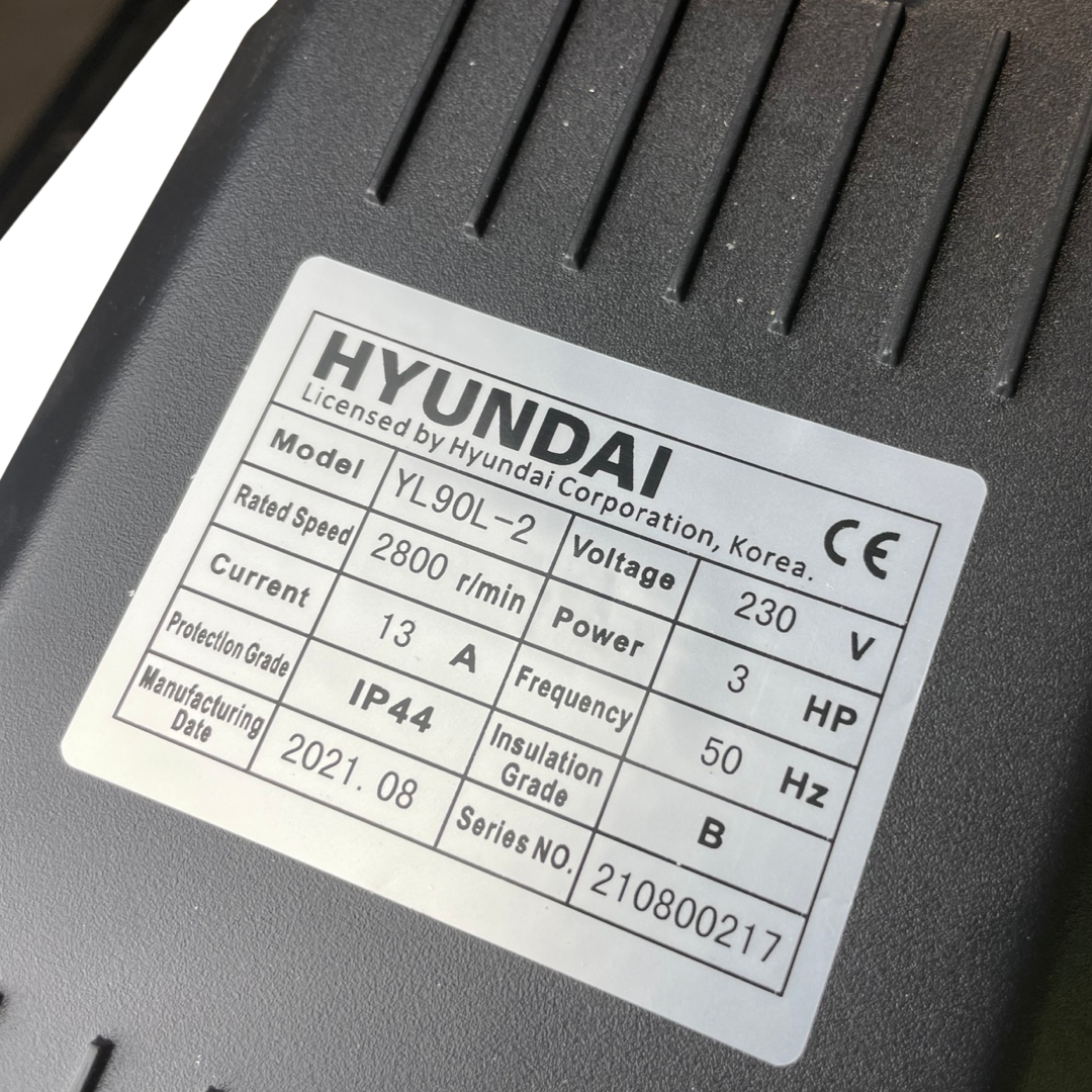 1125038 - Genuine Replacement 3HP Motor for Selected Hyundai Machines Spec