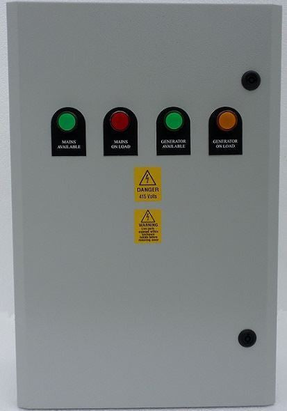 1361008 1500ATS4P-6 - 6 Three phase, 4 pole, 125amp ATS panel, ATS pl