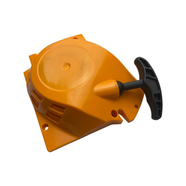 1257002 - replacement Recoil Start for the P1 P6220C Petrol Chainsaw OEM spare part plastic housing orange