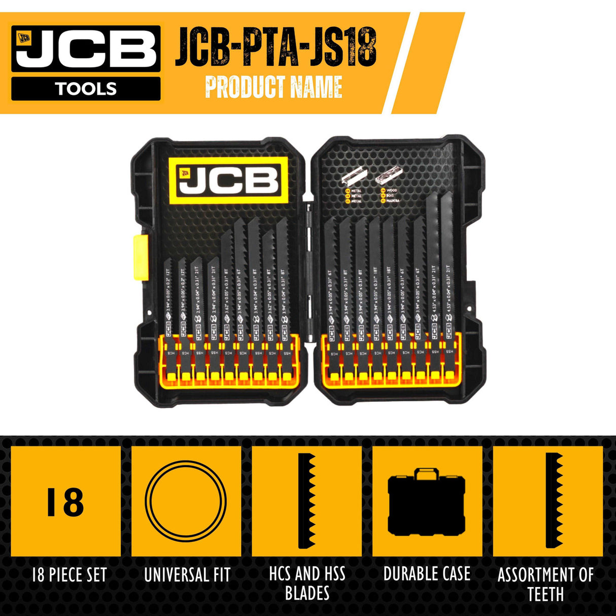 Infographic jigsaw blades