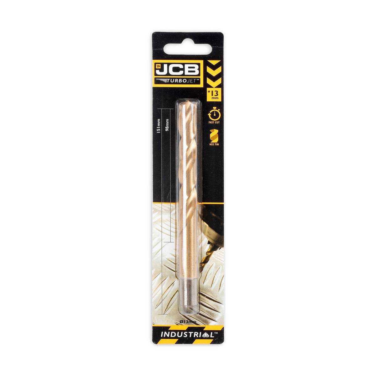 JCB TurboJet 7 Point HSS Drill Bit 13 x 151 mm | 5055803318857