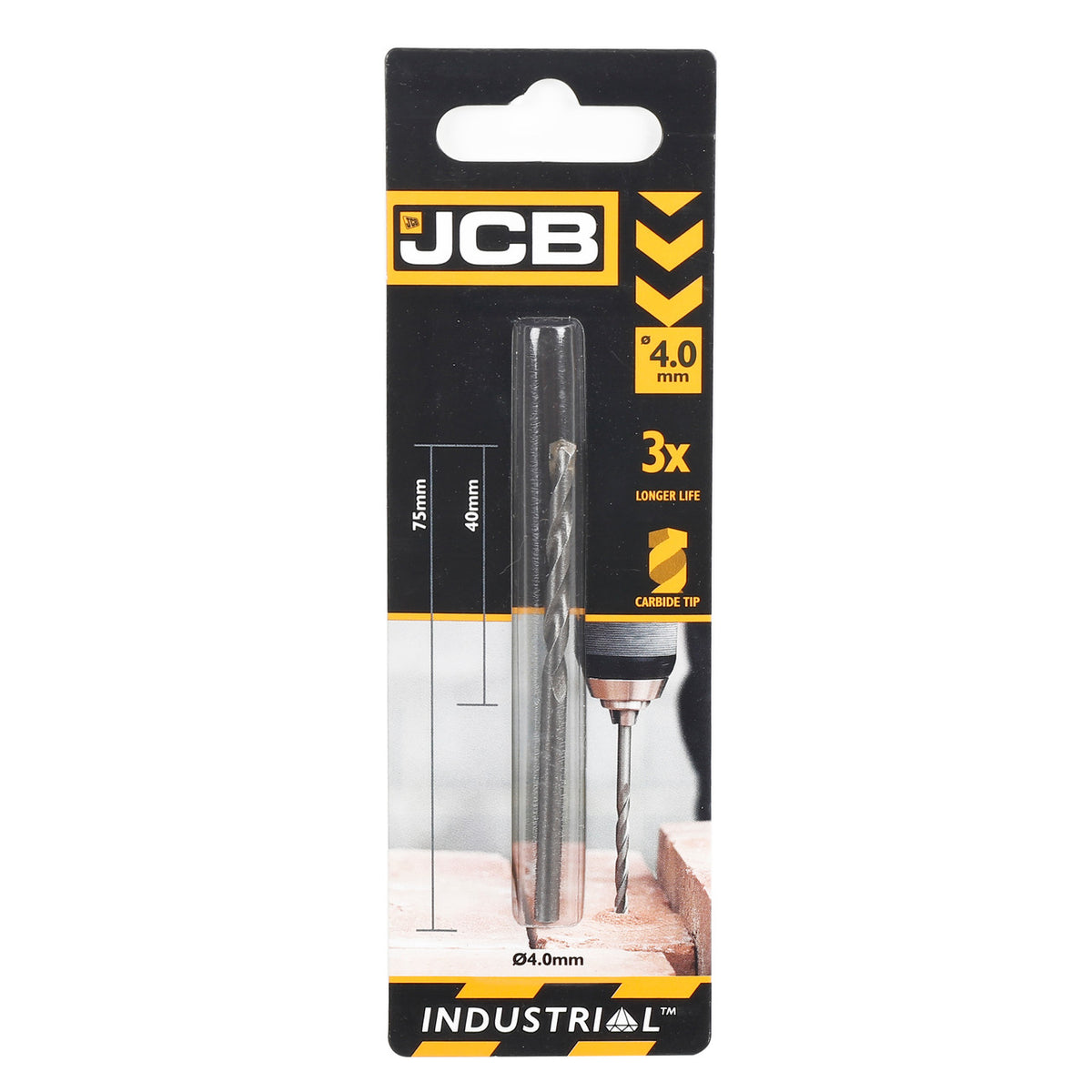 JCB Masonry Drill Bit 4 x 75 mm | 5055803301699
