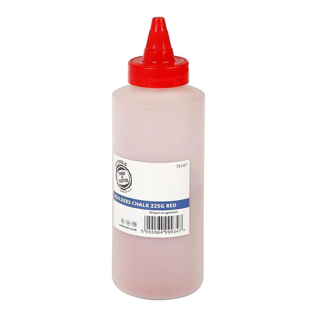 Tried & Tested Builders Chalk 225g Red | TT033