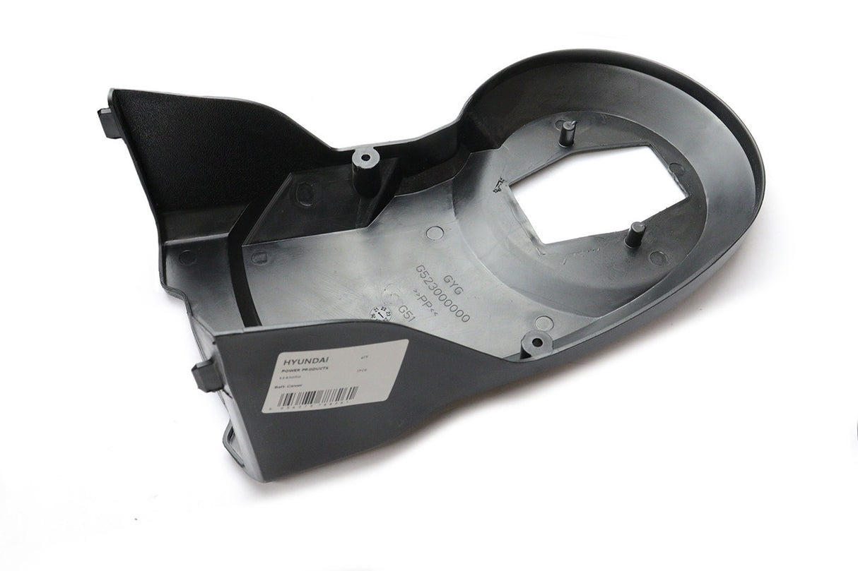 1143050 - replacement plastic Belt Cover for the Hyundai HYM510SPE & HYM510SP Petrol Lawnmowers OEM spare part belt guard