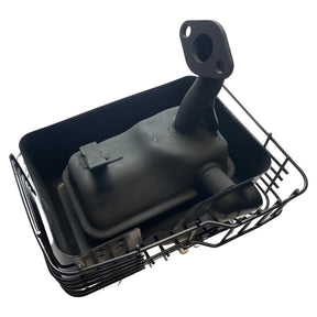 1107238 - replacement Exhaust Assembly for the Hyundai HYCP5030 Compactor Plate OEM spare part black metal housing