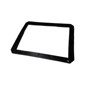 In-feed to frame rubber
