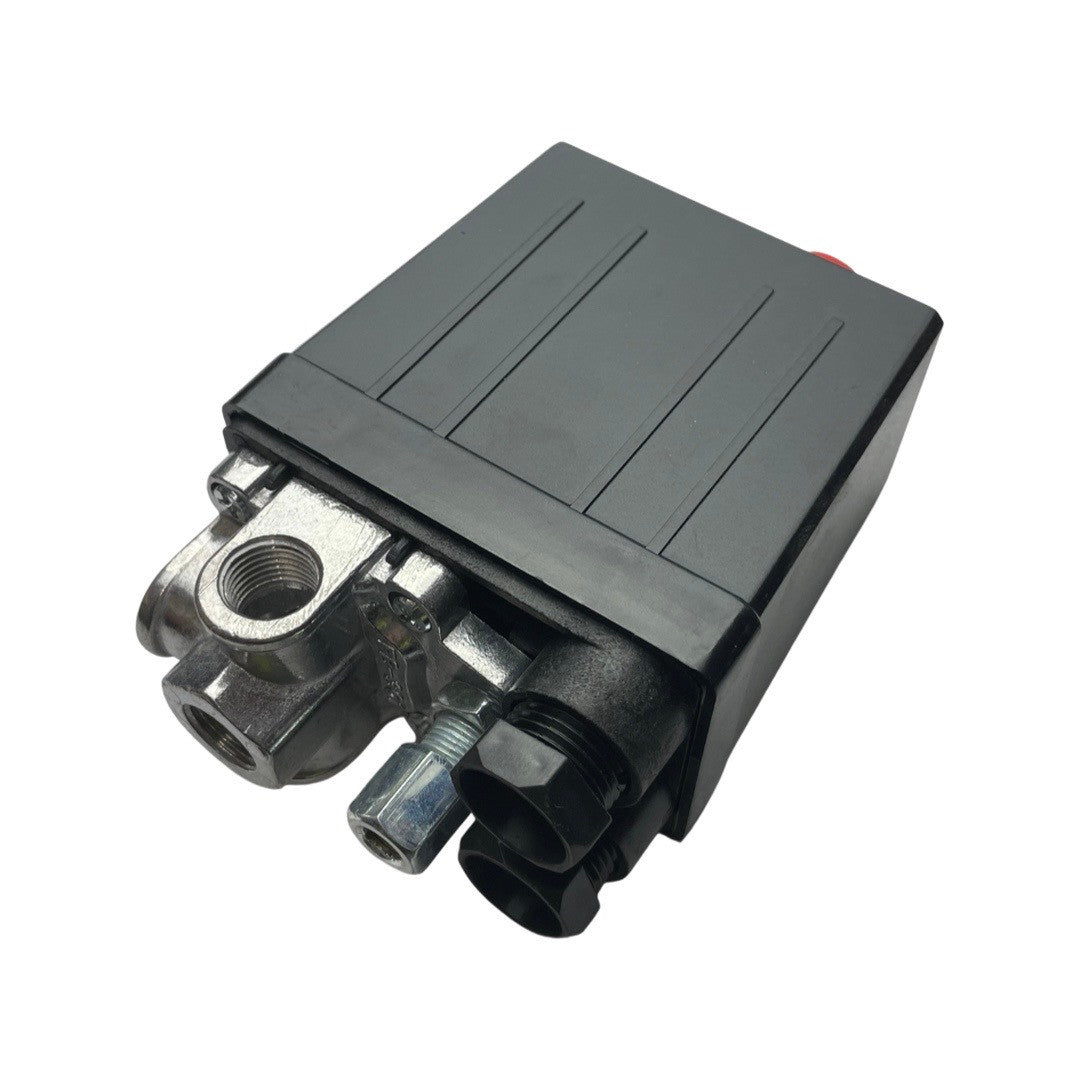 1116039 - replacement Pressure Switch for the Hyundai HY30100V 100 Litre Air Compressor OEM spare part black plastic housing