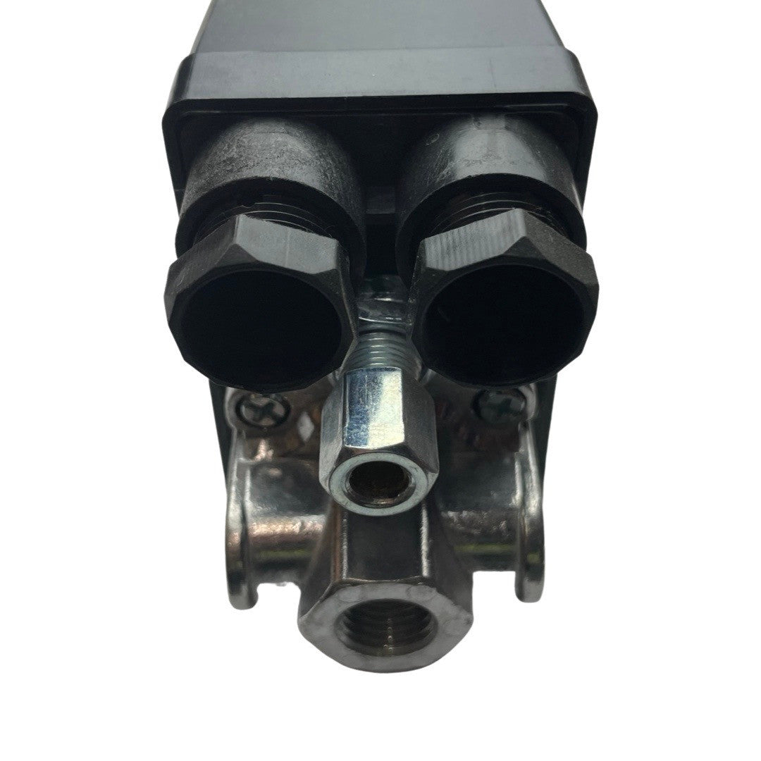 1116039 - replacement Pressure Switch for the Hyundai HY30100V 100 Litre Air Compressor OEM spare part rear view