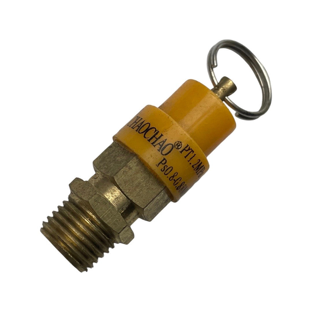 1116039 - replacement CE Safety Valve for the Hyundai HY30100V 100 Litre Air Compressor OEM spare part threaded brass