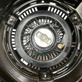 1017160 - replacement Recoil Start Assembly for the Hyundai HY9000LEK Open Frame Generator OEM spare part recoil mechanism close up