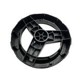 1318030 - replacement Rear Wheel for the Hyundai HYSC1800E Electric Lawn Scarifier and Aerator OEM spare part black