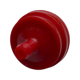 1234061 - replacement Fuel Filter for the P1 P2500i Inverter Suitcase Generator OEM spare part red in-line filter side view