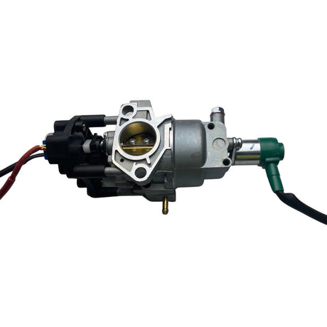 1009011 - replacement Carburettor Assembly for the Hyundai HY3500RVI Petrol Leisure Generator OEM spare part stepper motor