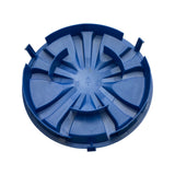 1355001 - replacement Wheel Cover for the Hyundai HYSW1600E Artificial Grass Sweeper OEM spare part blue