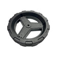 1355009 - replacement Front Wheel for the Hyundai HYSW1600E Artificial Grass Sweeper OEM spare part black plastic