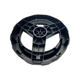 1355009 - replacement Front Wheel for the Hyundai HYSW1600E Artificial Grass Sweeper OEM spare part black