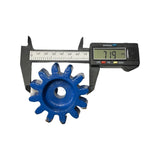 1101033 - replacement Drum Drive Pinion for the Hyundai HYCM160 Portable Electric Cement Mixer OEM spare part measured