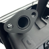 1001270-Replacement Exhaust Assembly the Hyundai HYSC210 Scarifier and Aerator black steel mesh