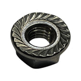 Genuine Replacement 1257145 - M8X1.25Hexagon Nuts With Flange Front View